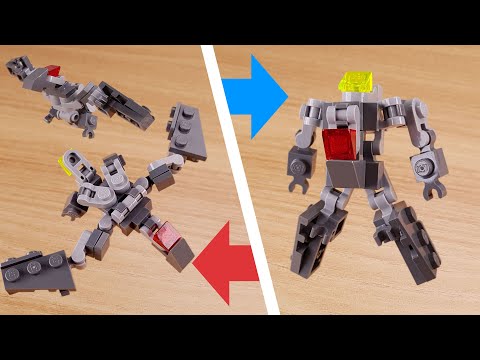 LEGO brick Bird transformer robot tutorial Dino Bird #LEGO #MOC #レゴ変形ロボ #レゴアイデア #레고변신로봇