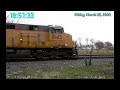 3 25 22 Wyanet IL Trains W 6 Class 1s Wind Blades 184 Grey KCSM
