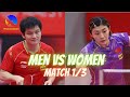 Full match | Fan Zhendong vs Chen Meng 2021 (Men vs Women Match 1)
