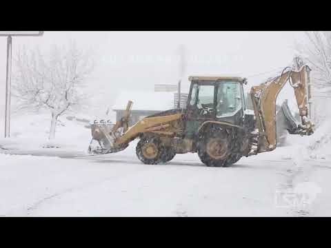 03-28-2023 Chester, CA - Bomb Cyclone Slams into California, Heavy Snow, White Out Conditions