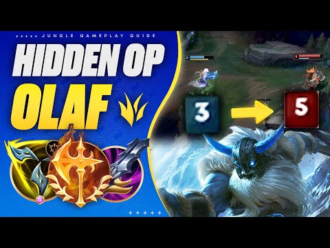 THIS is how you get 2 level XP leads FAST! 🪓 (JUNGLE OLAF literally LIVES in the enemy's jungle...)