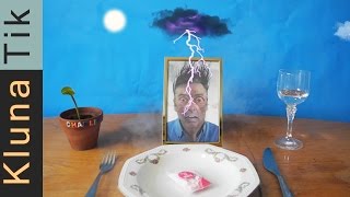 Kluna & Charlie survived a thunderstorm!!! Kluna Tik Dinner #27 | ASMR eating sounds no talk