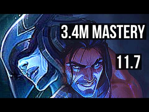 LISSANDRA vs SYLAS (MID) | 3.4M mastery, 1000+ games, 5/1/4 | KR Diamond | v11.7