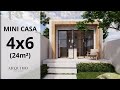 TINY HOUSE 4X6 | SMALL AND MODERN HOUSE | STUDIO 4X6 | LOFT 4x6 FOR RENT | TINY HOUSE ECONOMIC