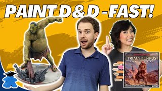 Beginners' fast miniatures painting and game review - Dungeons and Dragons Trials of Tempus
