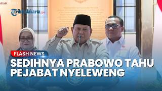 Tak Kuasa Tahan Sedih, Presiden Prabowo Soroti Banyaknya Laporan Pejabat Nyeleweng
