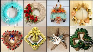 Stunning DIY Wreath Craft Ideas | Unique Handmade Wreaths for Beautiful Home Decor