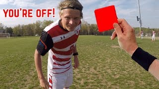 D1 College Soccer Game From A Referee’s Perspective