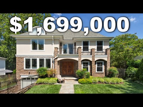 INSIDE a $1,699,000 Luxury Home in sought after  BETHESDA, MD!  Million Dollar Tour 2021