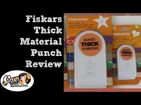 Fiskars thick materials punches