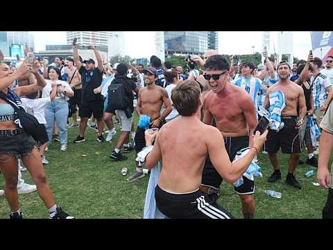 Video Thumbnail: Buenos Aires erupts as Argentina reach World Cup final