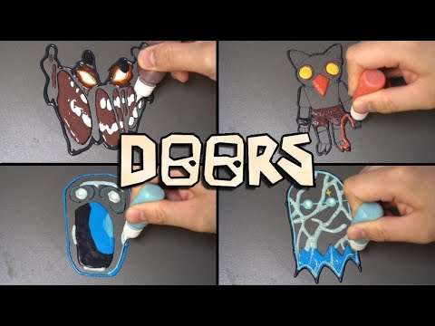 Roblox Doors 👁 Edible Pancake art - A-60, El Goblino, Depth, Halt