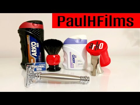 Merkur 43C DE Razor | ARKO Shaving Soap Stick