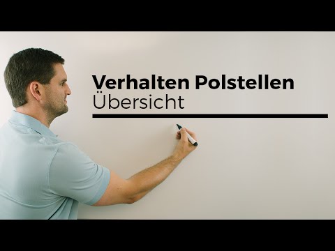 Verhalten an den Polstellen bei (gebrochen) rationalen Funktionen, Übersicht | Mathe by Daniel Jung