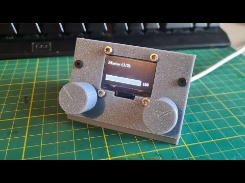 Deej32 - A hardware volume mixer with Dual Rotary Encoders & Display | Build log #2