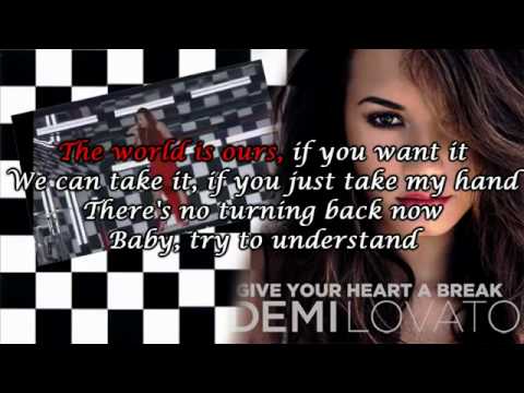 Demi Lovato - Give your heart a break &quot;Karaoke Version/Original&quot;