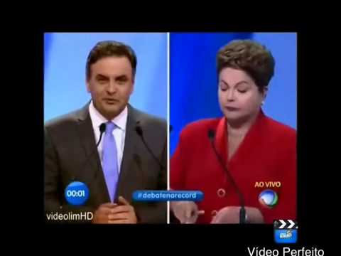 Aecio Neves Macéta Dilma No Debate   Deal With It Version