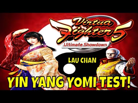VF5US- YIN YANG YOMI TEST! (Virtua Fighter 5: Ultimate Showdown)- Lau Chan VS Aoi Matches, FGC.
