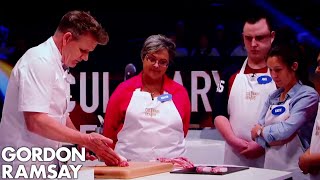 How to Cut Pork Fillet Steaks from the Loin | Gordon Ramsay