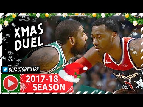 Kyrie Irving vs John Wall XMAS PG Duel Highlights (2017.12.25) Celtics vs Wizards - TOO SICK!