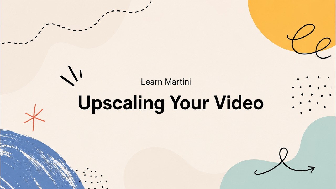 Upscaling Your Video