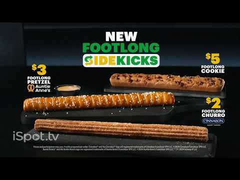 Subway Footlong Sidekicks TV Spot, "Churro: Main Event" Featuring By Travis Kelce
