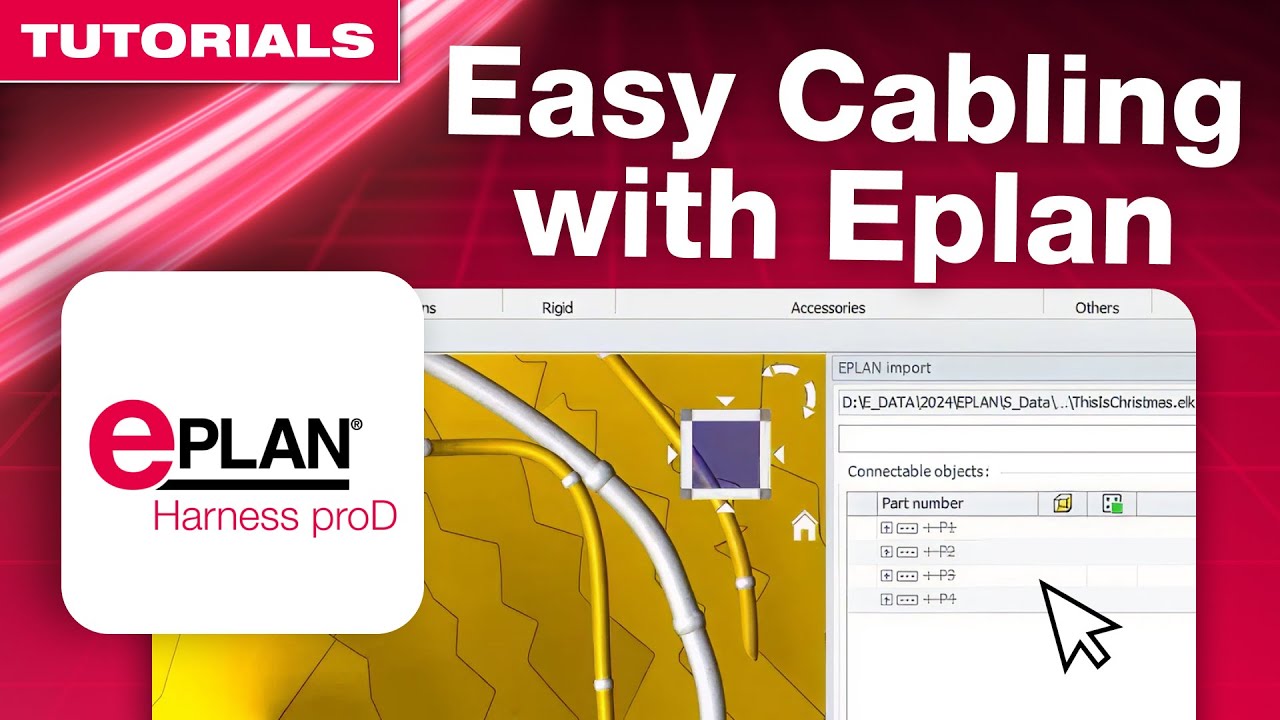 Cabling Made Easy with Eplan Harness proD | Automatic Routing in Action