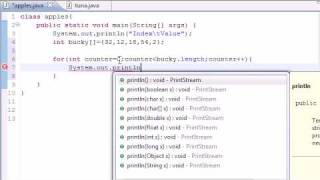 Java Programming Tutorial - 28 - Creating an Array Table