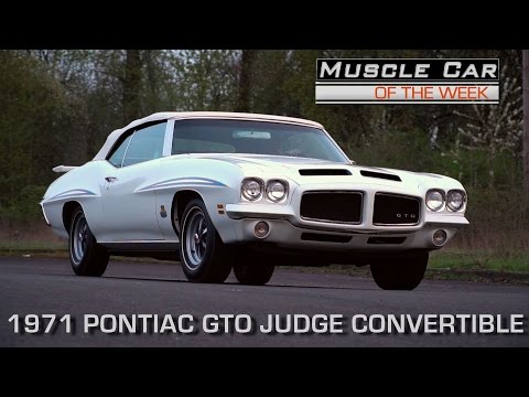 1 of 17 1971 Pontiac GTO Judge Convertible Muscle Car Of The Week Video Episode #202