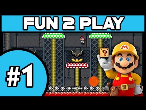 Super Mario Maker - Fun to Play [#1] - CRAZY Platforming