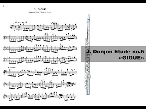 J. Donjon Etude №5 "Gigue"
