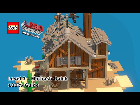 #3 Flatbush Gulch 100% Guide - The LEGO Movie Videogame