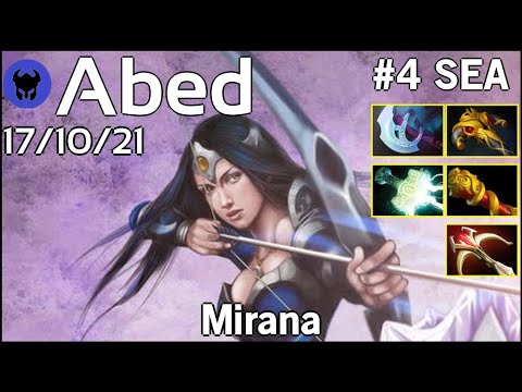 Abed [Fnatic] plays Mirana!!! Dota 2 7.21