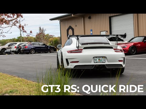 Quick Ride in My GT3 RS: AWE Exhaust Interior Sound