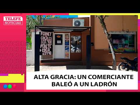 Alta Gracia: un comerciante RESISTIÓ UN ASALTO y BALEÓ al LADRÓN