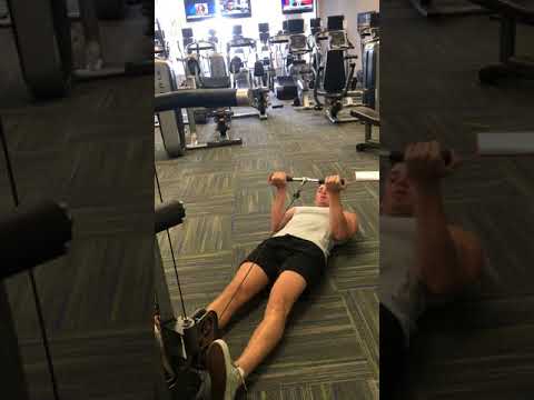 Supine Cable Curls