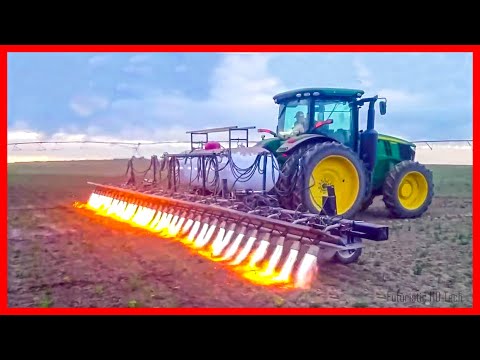 Amazing Machines Operating Skills to Destroy Weeds