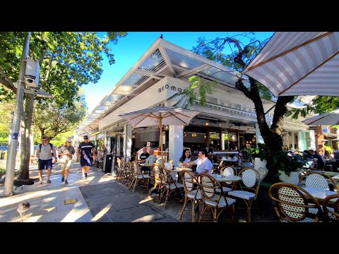 Noosa Heads, Hastings Street Walking Tour. Queensland Australia