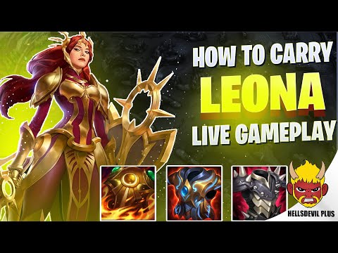 HOW TO CARRY WITH LEONA! (Must Watch!) - Wild Rift HellsDevil Plus Gameplay