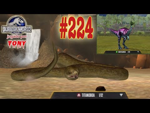 Jurassic World "Cap. 224 - La Titanoboa... y el Unaysaurus al 40" por Tony