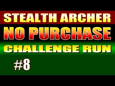 Skyrim Walkthrough NO PURCHASE CHALLENGE RUN #8 - Combat Potions & Stolen Arrows