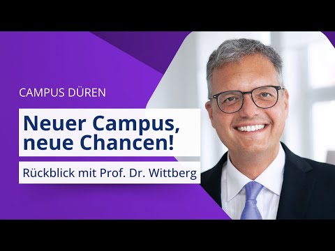 FHM Campus Düren - Rückblick mit Prof. Dr. Volker Wittberg auf das erste Jahr 📅
