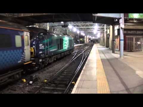 DRS Class 68 - 68005 Departing Edinburgh On 5K14