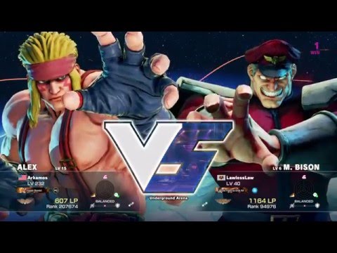 SFV ][ Lawlesslaw (Bison) vs Arkamos (Alex)
