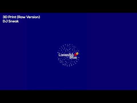 DJ Sneak - 3D Print (Raw Version)