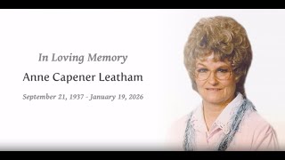Anne Capener Leatham