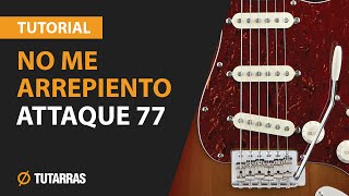 Como tocar NO ME ARREPIENTO DE ESTE AMOR en Guitarra electrica CLASE TUTORIAL