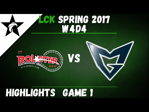KT vs SSG Highlights Game 1 LCK Spring W4D4 2017 KT Rolster vs Samsung Galaxy