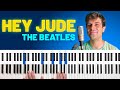 How To Play Hey Jude Just Like Paul McCartney Piano Tutorial Chord Chart