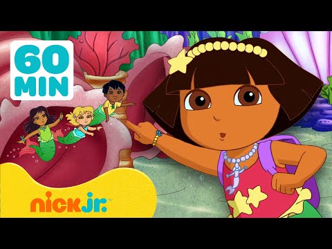 Dora la Exploradora | ¡Maratón de sirenas y magia! 🧜‍♀️ | 1 hora | Nick Jr. en Español